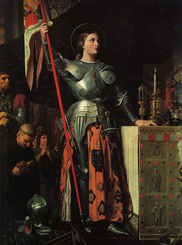 Jean-Auguste Dominique Ingres Joan of Arc at the Coronation of Charles VII oil painting picture